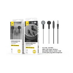 ONEPLUS EARPHONES NC3166 NE WITH MICROPHONE AND MULTIFUNCTIONAL BUTTON 1.2M BLACK ONEPLUS EARPHONES NC3166 NE WITH MICROPHONE AND MULTIFUNCTIONAL BUTTON 1.2M BLACK